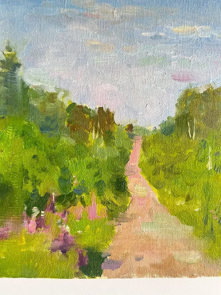 Tree Painting Original Art Realism Art Impasto Oil