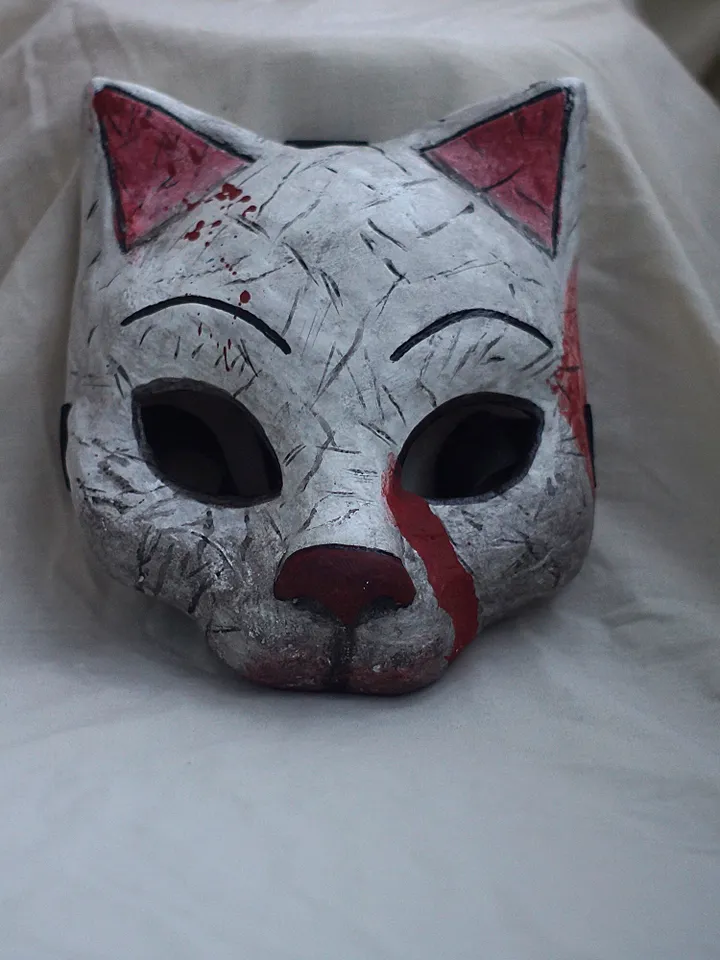Huntress Cat Mask Dead by daylight mask Kitty wearable halloween costume cosplay survival horror game mask