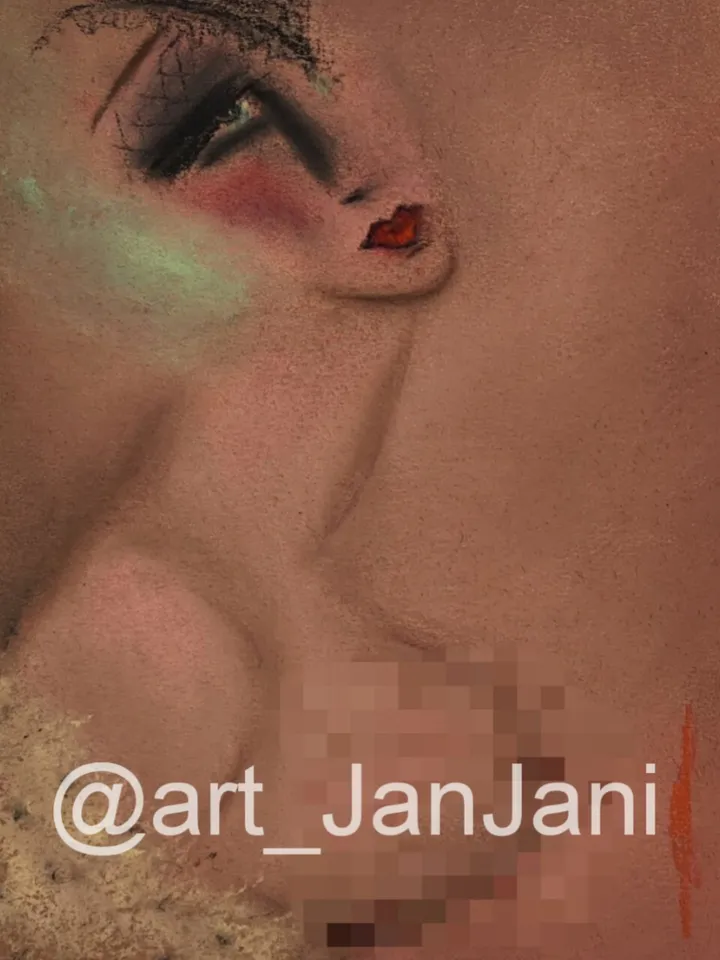Art deco woman digital file for art print