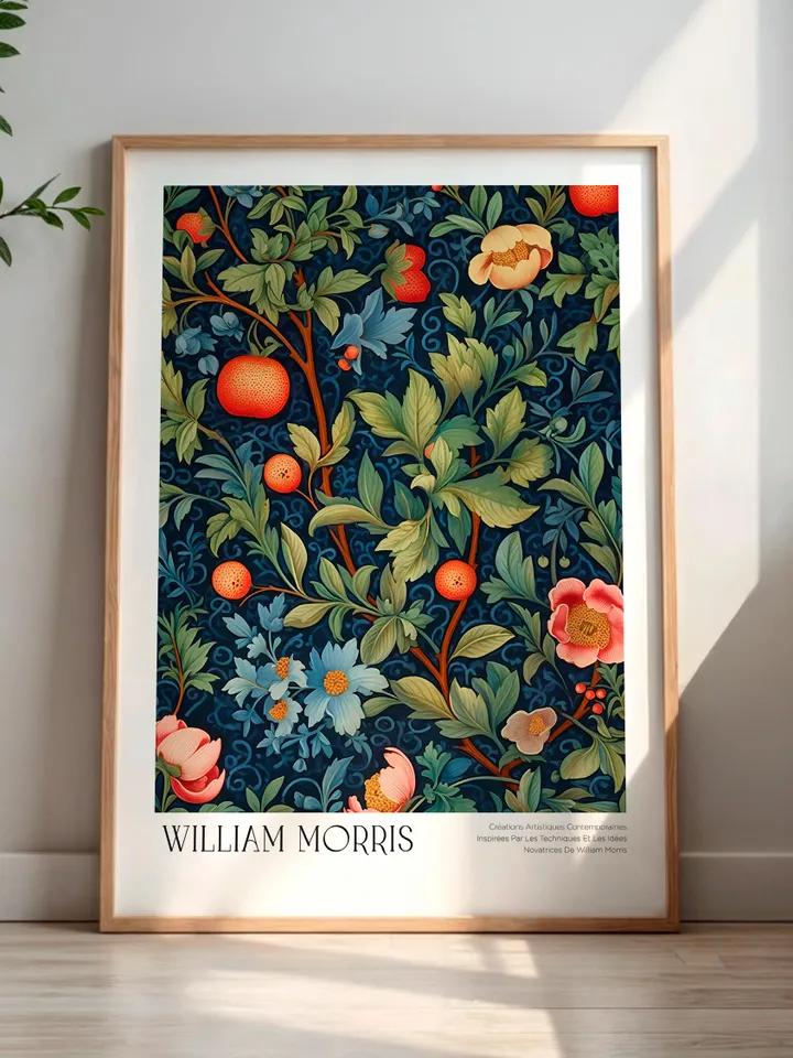 William Morris Wall Art, Vintage Botanical Print, Floral Poster Arts Decor, Digital Download, William Morris Print Digital Download AA20