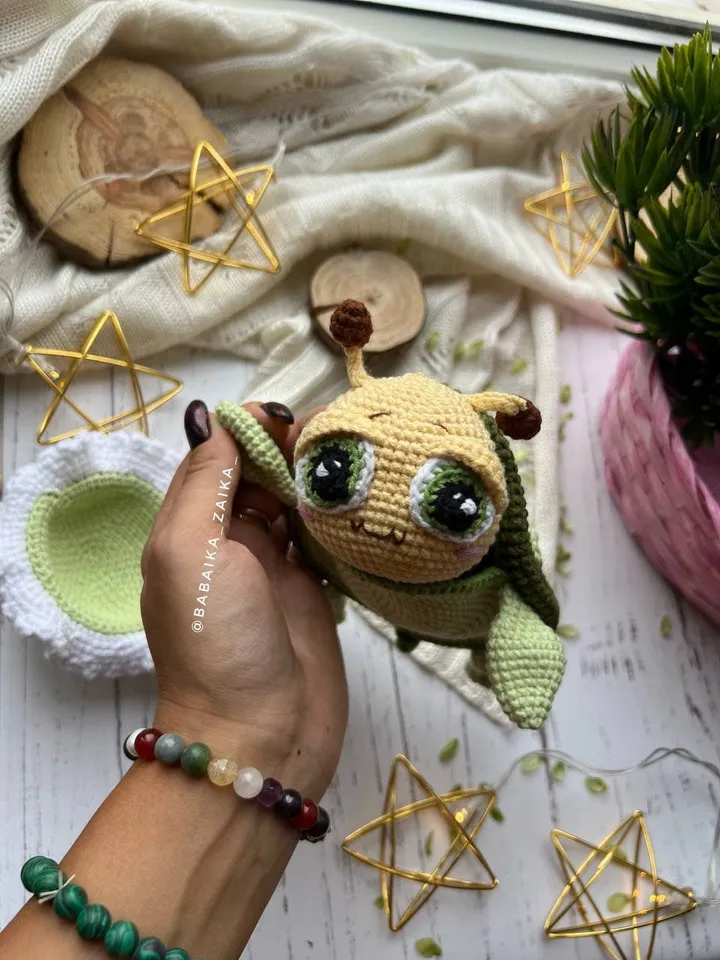 PDF Crochet Bee - Turtle Pattern, Amigurumi Turtle Pattern, Crochet Insect, Crochet Bee Doll, Crochet Pattern, Amigurumi Cute Turtle