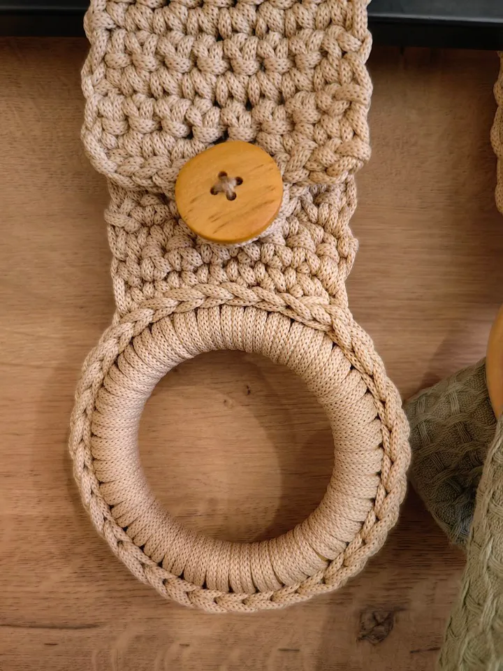 Easy Crochet Towel Ring Holder Pattern | DIY Crochet Towel Topper Pattern PDF Download |Crochet Towel Boho Towel Hanger