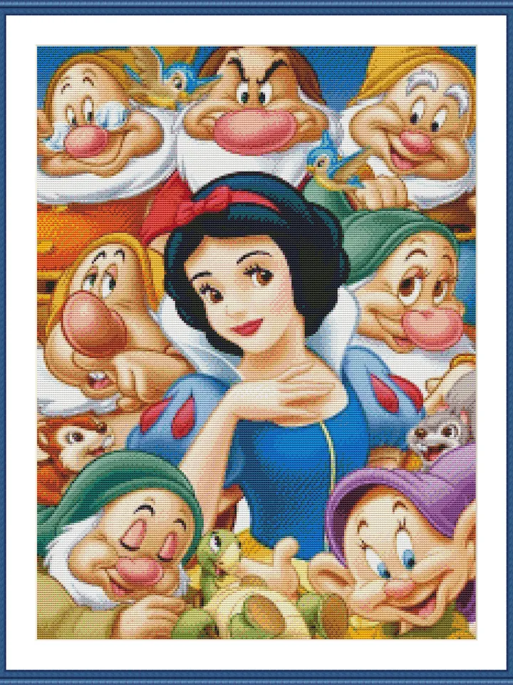 Snow White Cross Stitch Pattern / Disney Cross Stitch Pattern / Disney Princess PDF Cross Stitch Chart / Printable PDF