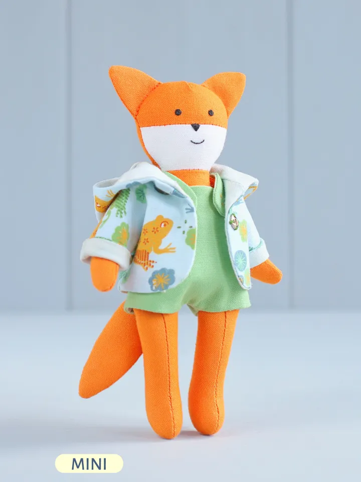 PDF Mini Fox Stuffed Animal Sewing Pattern