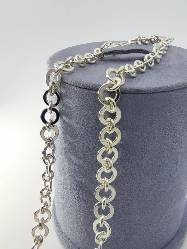 Designer luxury silver chain -