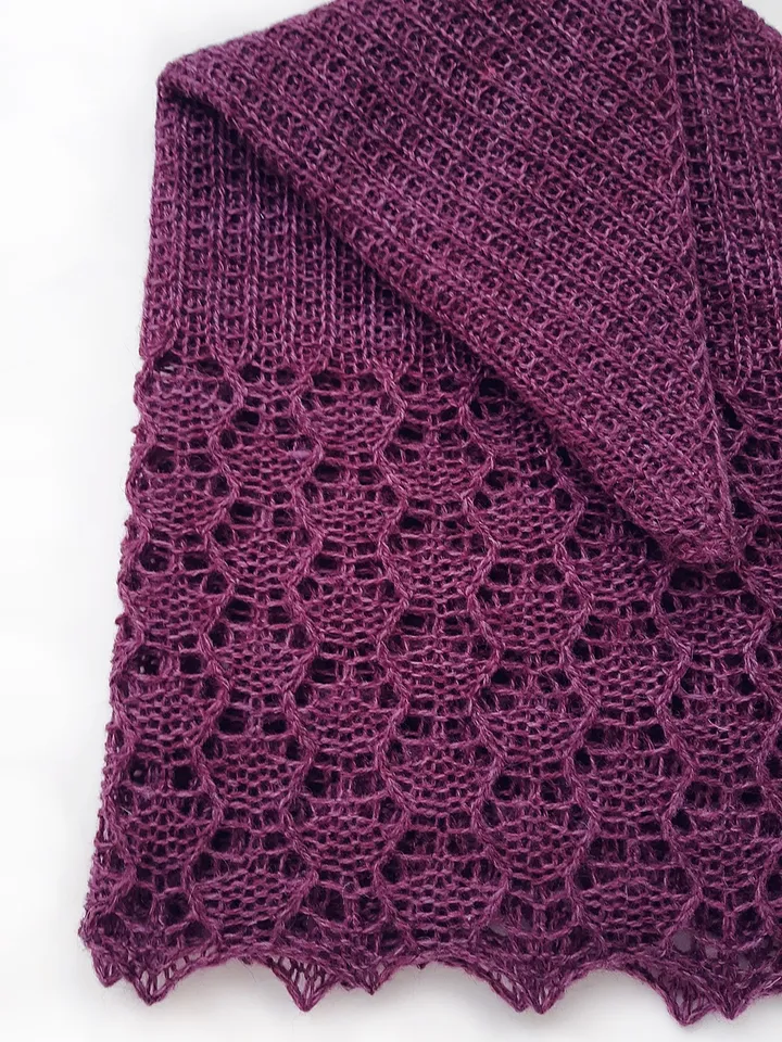Visit Shawl Knitting Pattern PDF