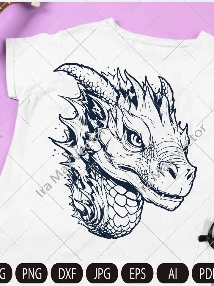 Baby dragon svg, dragon svg, dragon face svg,dragon head,dragon clipart, dragon png, baby dragon svg, fantasy svg, cartoon svg, animal svg