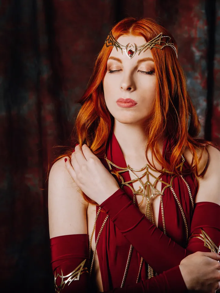 Dragon style diadem, Dragon princess diadem, fantasy elven crown, elven circlet, headband elvish tiara, wedding circlet