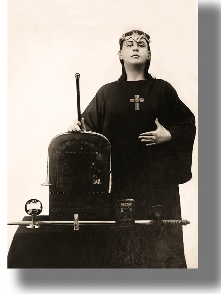 Aleister Crowley as the Magus.