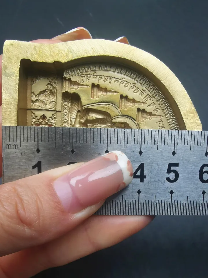 Shakyamuni Tsa Tsa Mold,Old Version 5cm Height, Gandhanra Unique Tibetan Buddha Statue ,Mould For Making Clay Statue,Tsha Tsha