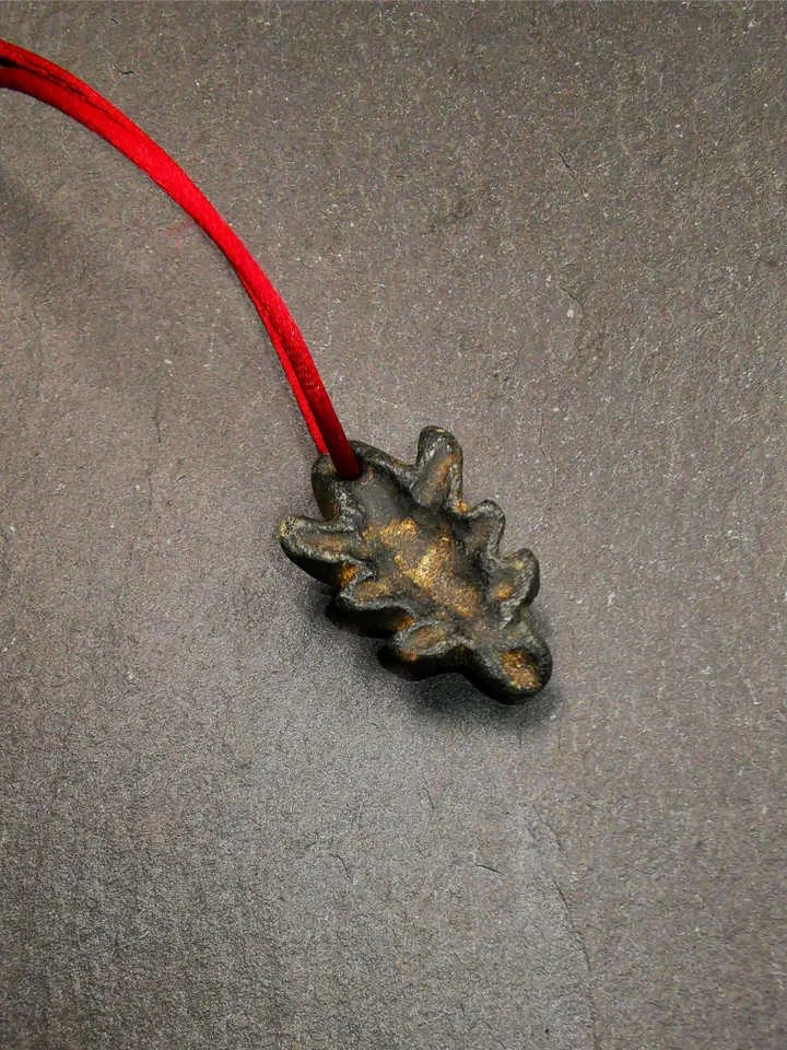Gandhanra Handmade Tibetan Amulet,Obsidian Carved Scorpion Guru of Padmasambhava Pendant,1.38"