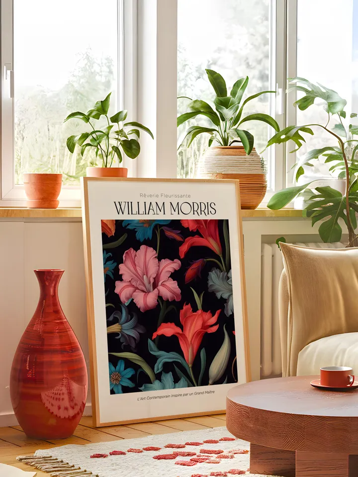 William Morris Wall Art, Vintage Botanical Print, Floral Poster Arts Decor, Digital Download, William Morris Print Digital Download AA8