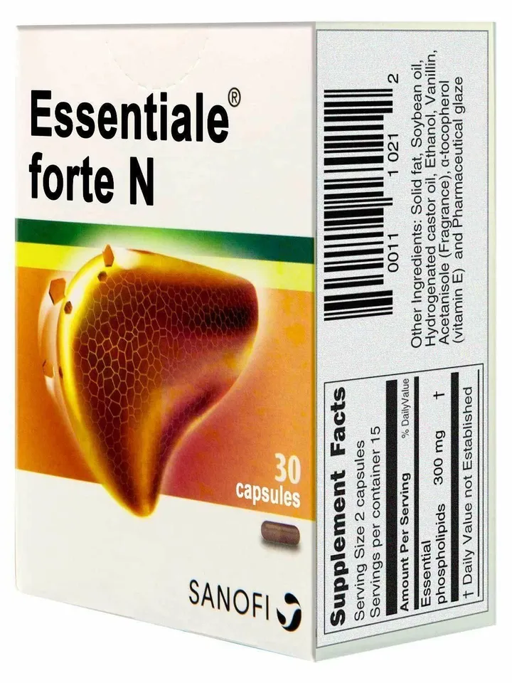 ESSENTIALE FORTE N 300 mg Liver Support Protection SANOFI 90 caps