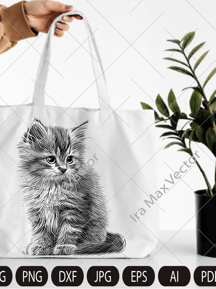Cat baby Svg, cute kitten svg, kitten sitting, cute cat face svg, cat faces svg, face svg, cat svg bundle, cat image, kitten svg cut, dxf