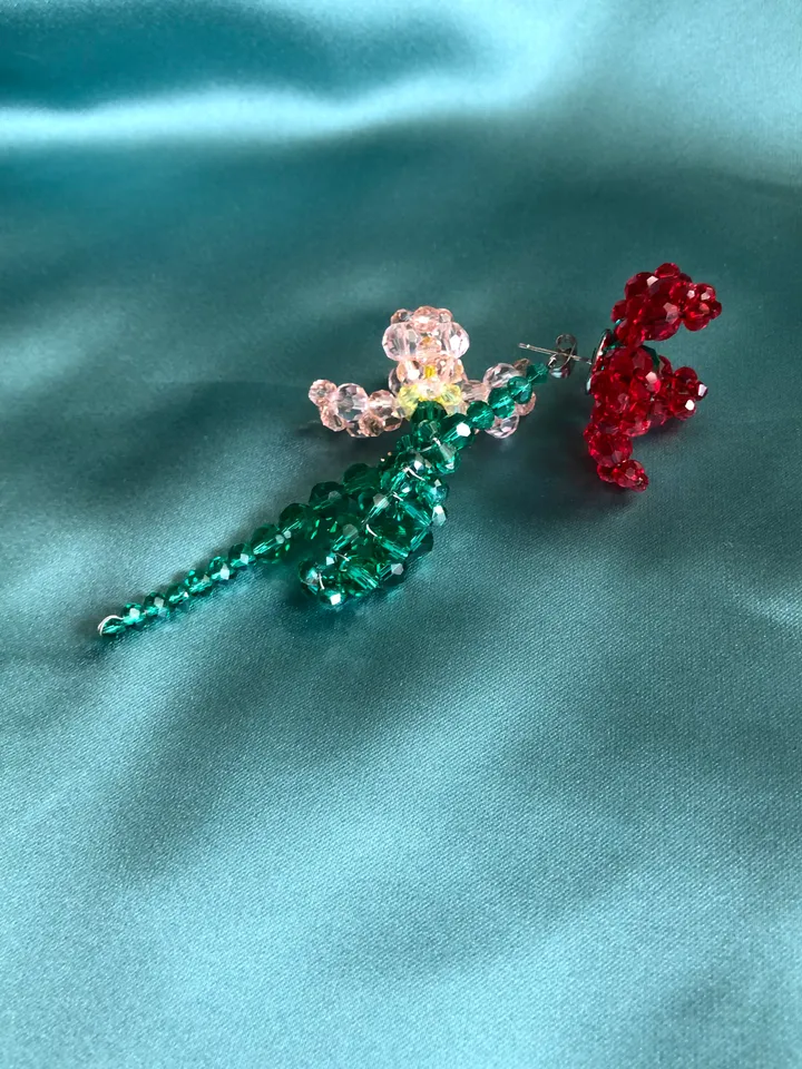 Floral Embellished Single Earring