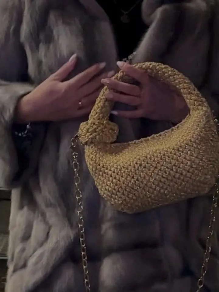 Crochet pattern hobo handbag PDF digital instant download and video tutorial, small purse, shoulder mini bag, top handle, eco friendly shopp