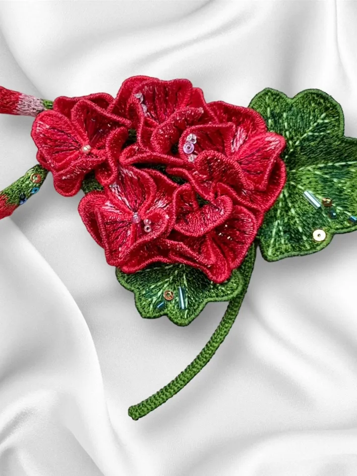 40% OFF! Set of brooches FSL. Machine embroidery design Digital embroidery pattern Free standing lace flower file