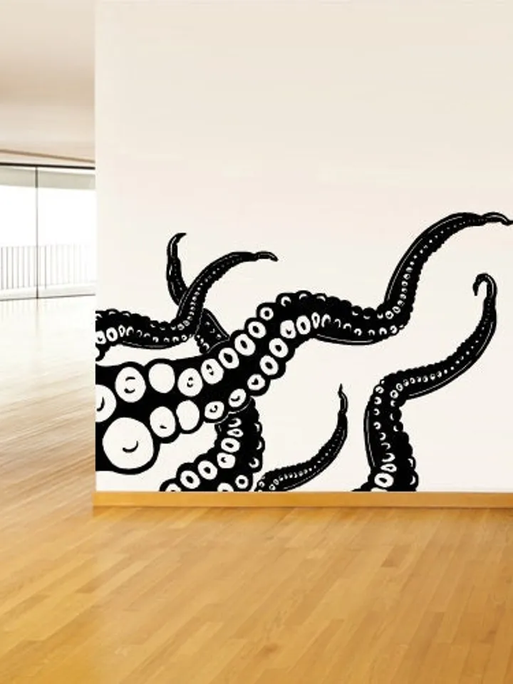 Tentacles Wall Decal Octopus Decoration Sticker z1408