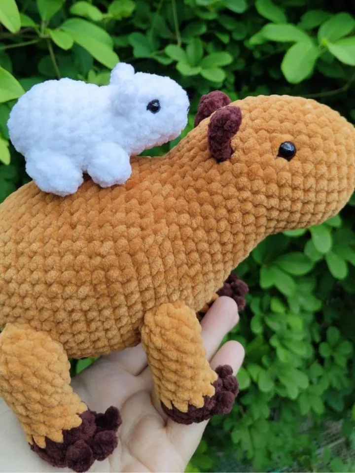 2 in 1 No Sew Capybara Crochet Pattern, Capybara Amigurumi Pattern, Easy Crochet Pattern Capybara, Quick Amigurumi Project, Cute DIY Gift