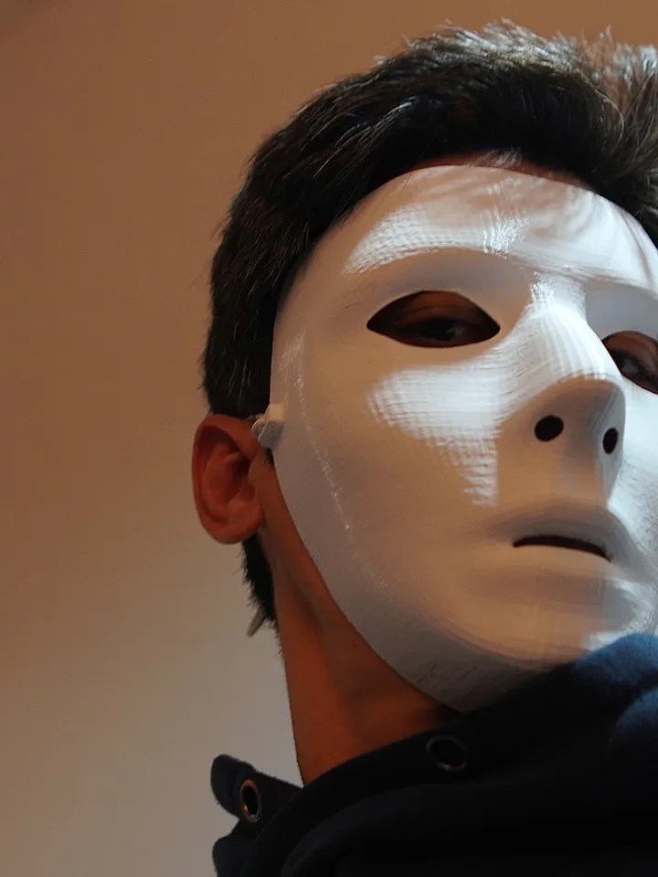 Joey Jordison Slipknot Blank Mask White Caesar 1983 1986 Joey Jordison Slipknot Blank mask