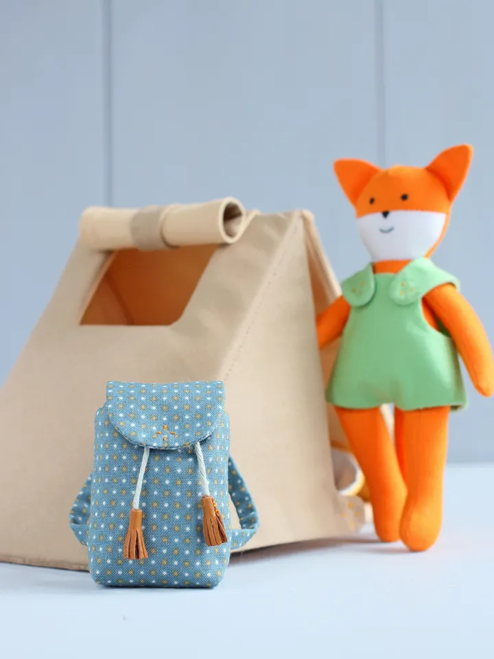 PDF Camping Set for Mini Doll Sewing Pattern