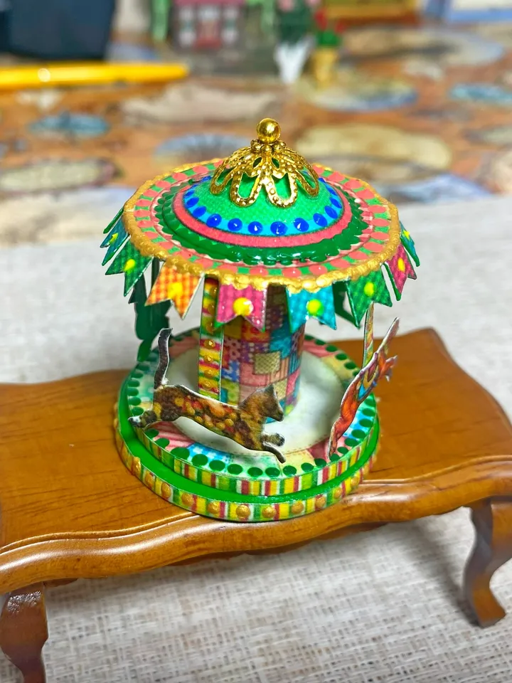 DIGITAL DOWNLOAD FOR PRINT. TUTORIAL.Video tutorial on creating a puppet carousel.1:12
