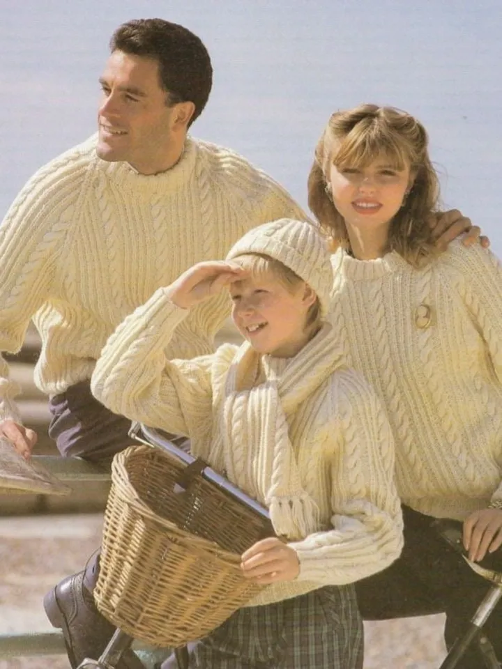 Sweater knitting patterns, for family aran sweater patterns, women sweaters knitting