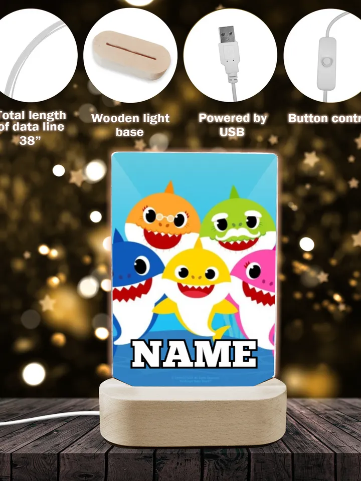 Baby Shark Light, Custom NAME