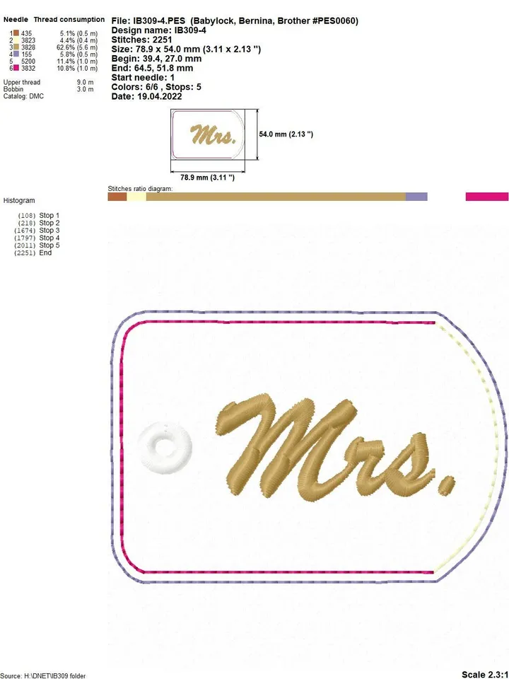 Passport covers, luggage tags and key chains set in the hoop machine embroidery designs ITH digital embroidery pattern cross-stitch