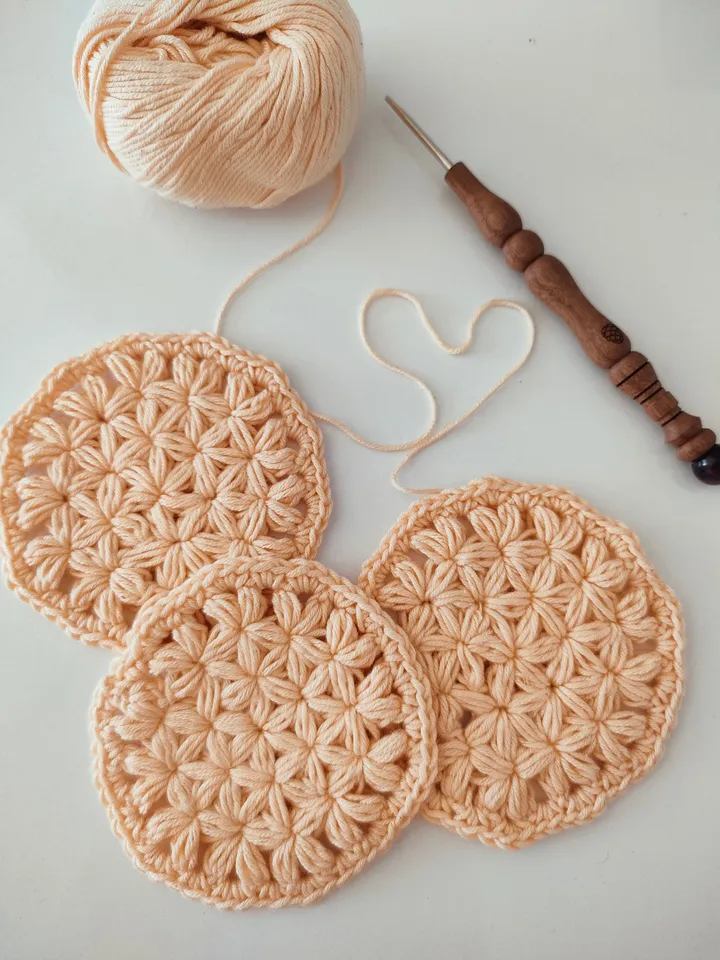 Coaster Crochet pattern, flower coaster crochet pattern, easy coaster instant download