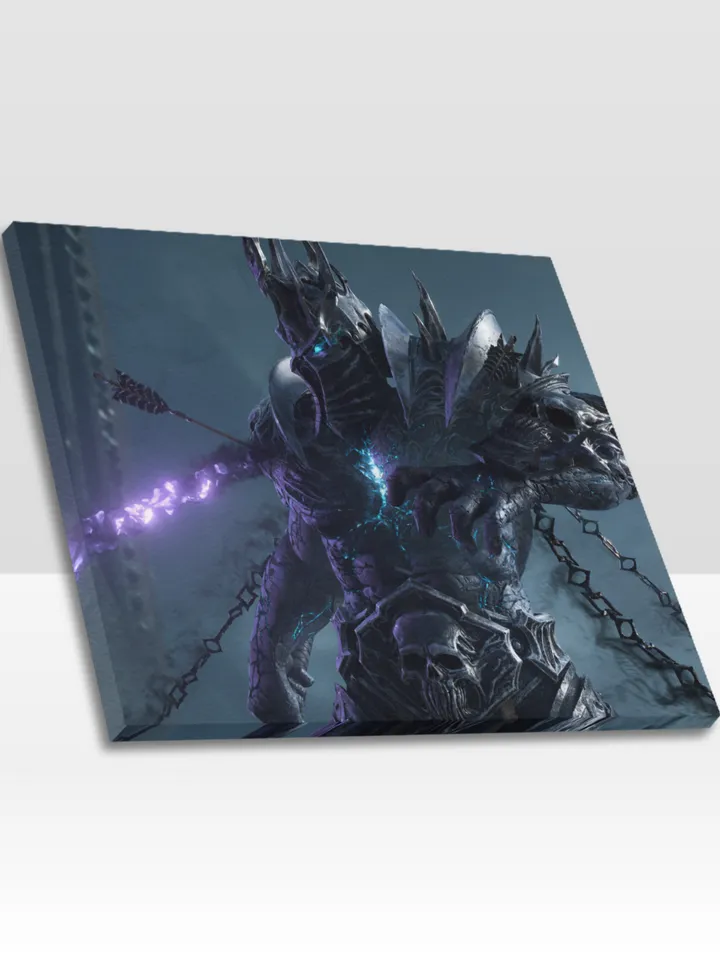World of Warcraft Shadowlands Frame Canvas Print, Wall Art Home Decor Poster