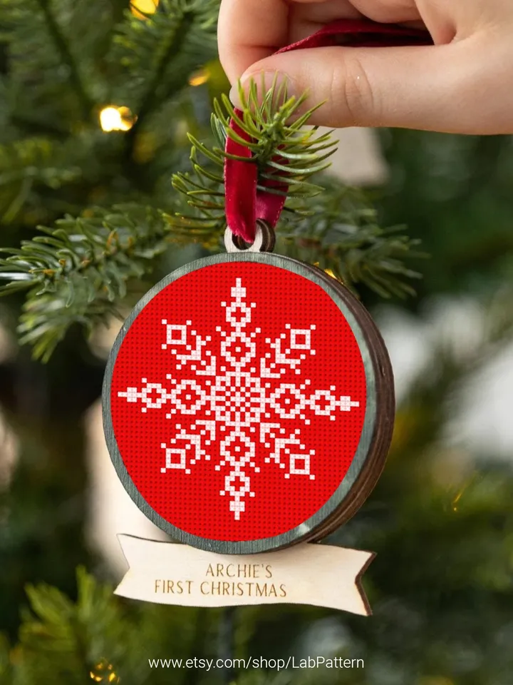 Christmas Bundle Snowflakes, Christmas decor cross stitch pattern, decor, counted, chart, gift DIY, embroidery, instant PDF