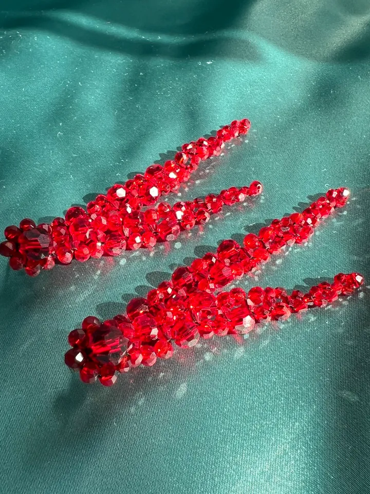 Crystal-embellished Drop Earrings