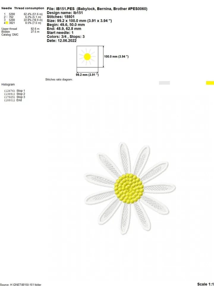 Free Standling Lace Wildflowers Daisy Cornflower Flower FSL Embroidery pattern flower motif 3D floral digital embroidery pattern