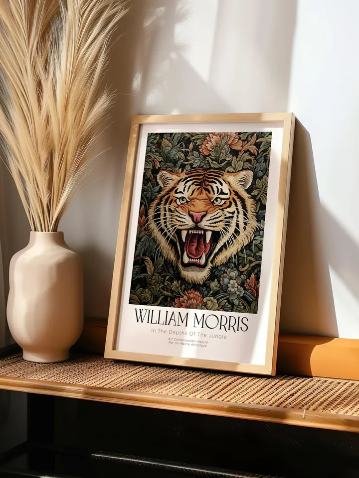 William Morris Wall Art, Vintage Botanical Print, Floral Poster Arts Decor, Digital Download, William Morris Print Digital Download AA1