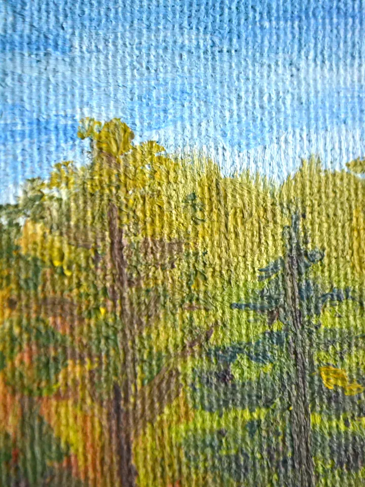 “Forest” is a miniature painting