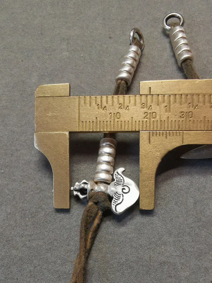 Gandhanra 5mm Silver Tibetan Buddhist Prayer Bead Counters for 6-15mm Mala,with Kila Kartika Pendant