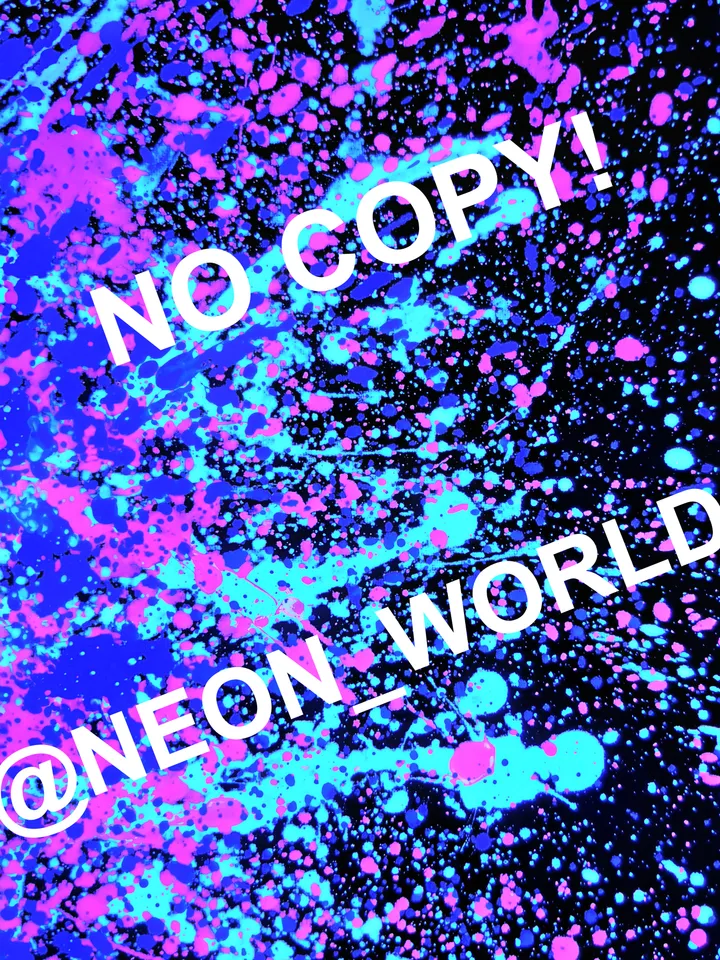 Digital art neon splash for design abstraction "Miami" modern art contemporary art abstract art 1