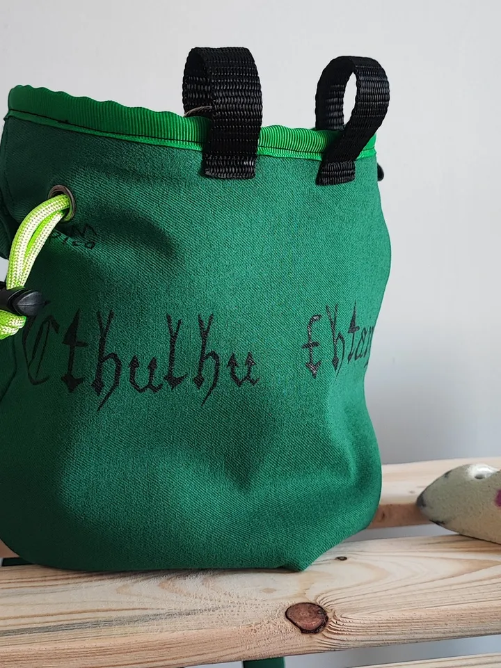 Chalk bag Cthulhu for rock climbing