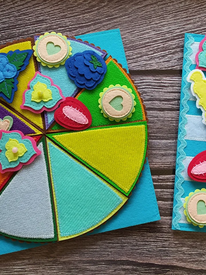 Cooking  Quiet book Pattern pdf, Kitchen Felt book pattern svg, Soft sensory book template, Busy book sewing ideas for girl 2, 3, 4 year old