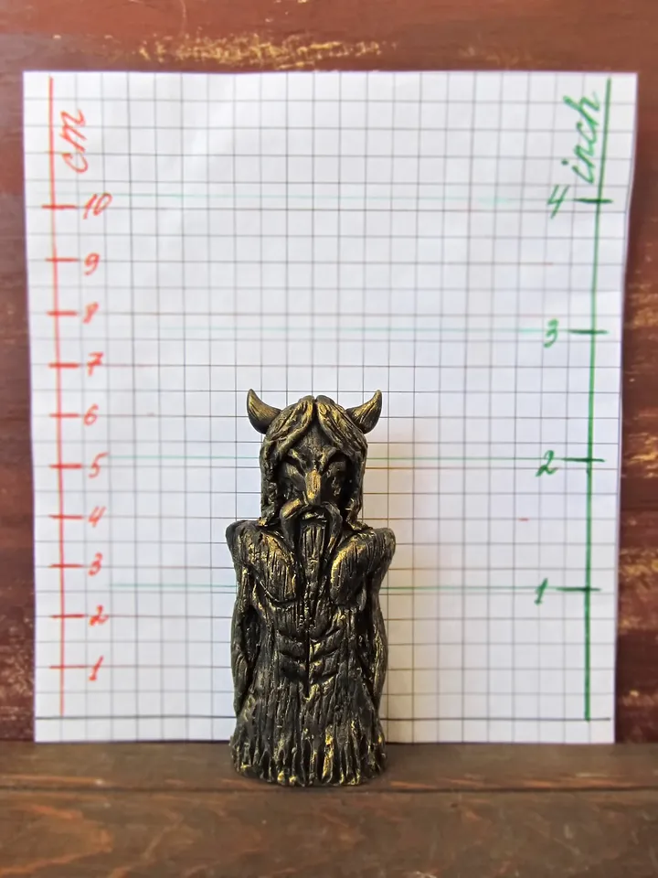 Loki God statue Viking Norse gods Asatru Heathen god Nordic Totem Altar figurine Fenrir Sigyn Sleipnir Celtic Idol Board game chip Collectable figurine