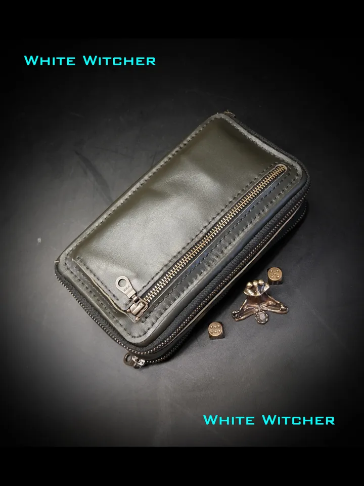 Zipper belt bag - leather pattern .BG34