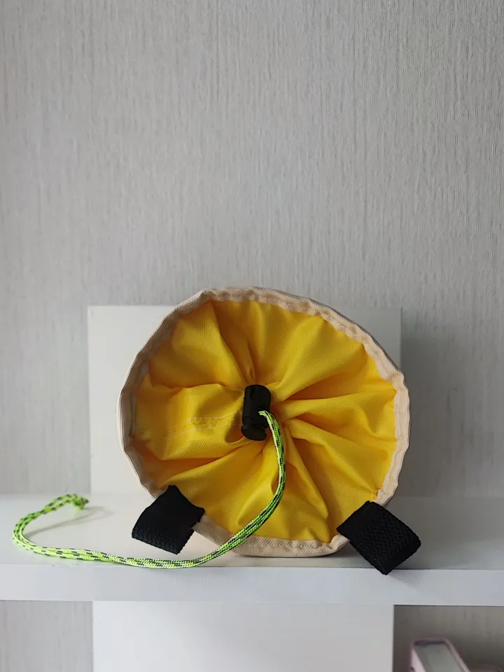 Chalk bag Not Cocaine №1 for rock climbing and bouldering