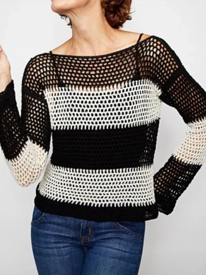 Crochet pattern mesh sweater, Crop Sweater, Mesh Pattern, Crochet Pattern Crop Top , Crochet Mesh top PDF