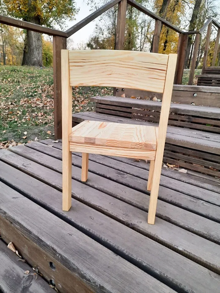 Child chair wood Children's chair height adjustable from 3 years Wooden kids chair Toddler chair wood Child chair minimalist furniture