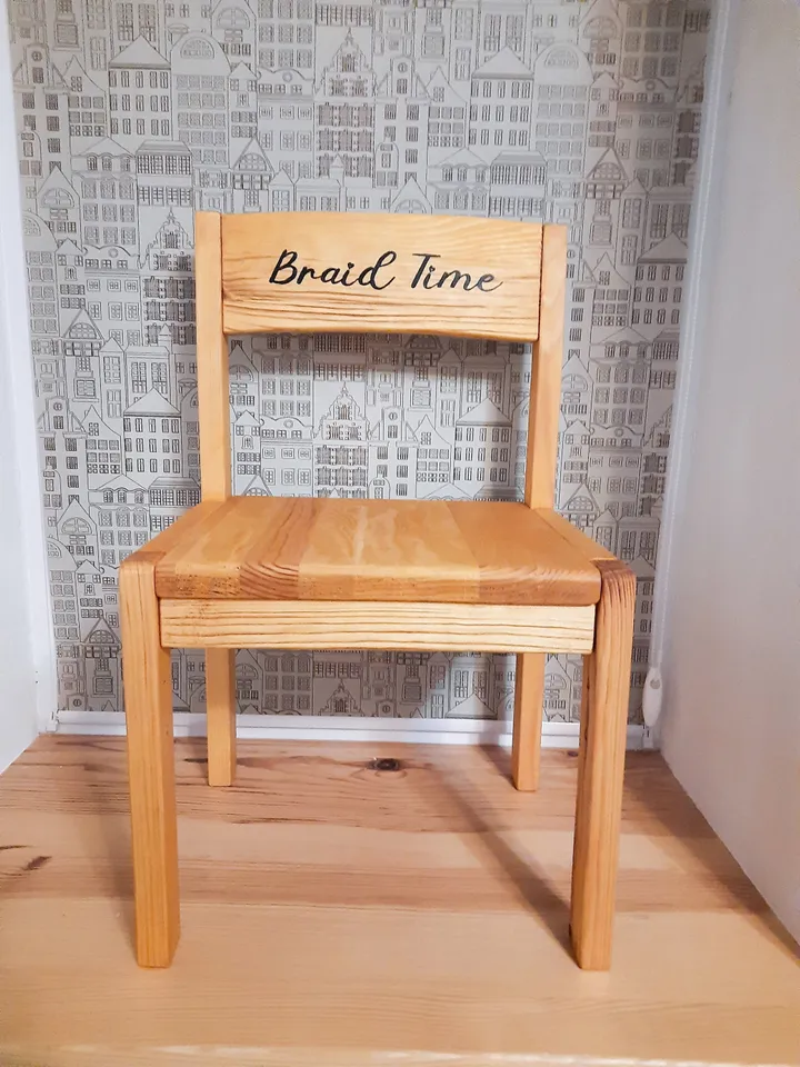 Wooden toddler chair Kids furniture Adjustable height chair 3 positions for child 1,5 - 7 years Nursery decor Child wood chair Montessori