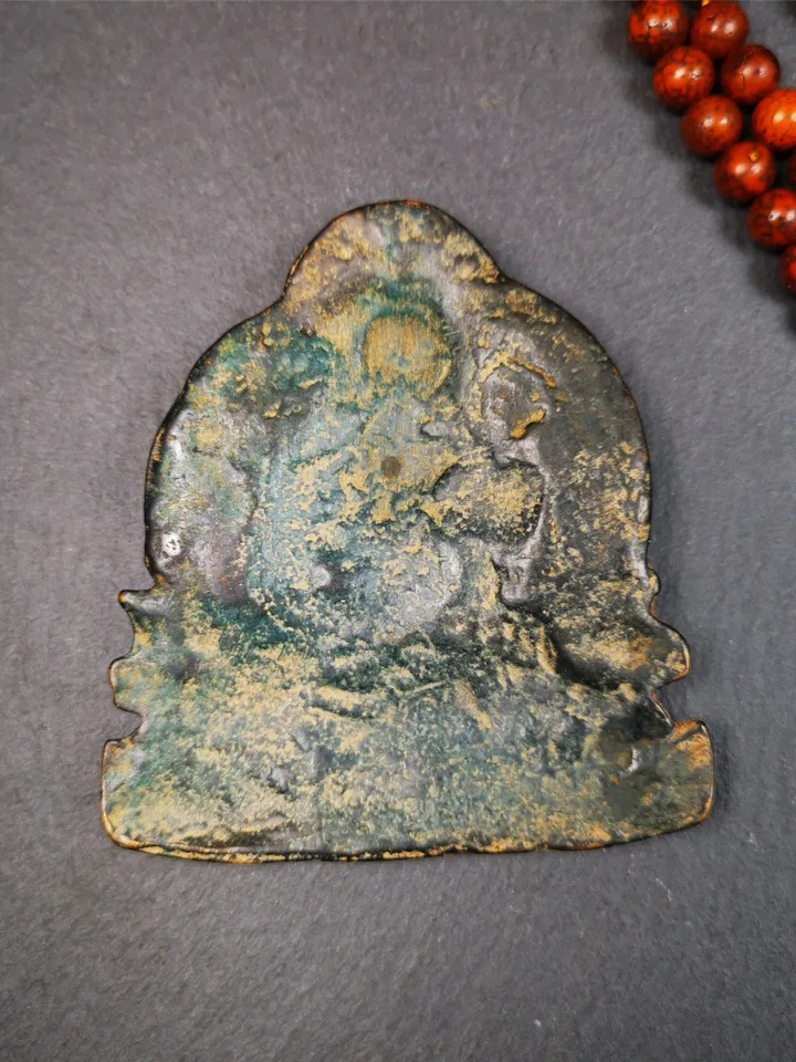 Gandhanra Handmade Tibetan Buddhist Statue,Amitayus Statue, Buddha Of Infinite Life,40 Years Old