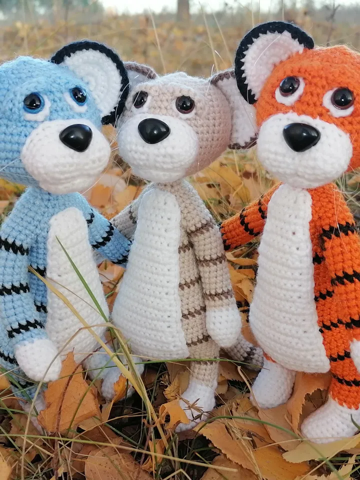 Crochet pattern Tiger cub - digital pattern PDF