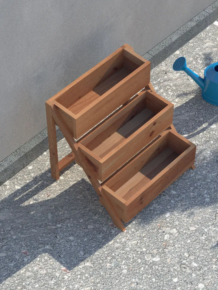 Tiered Planter Plans, PDF, DIY