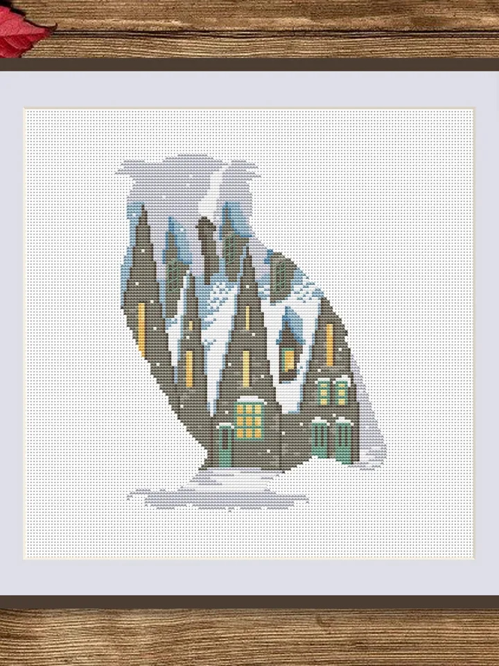 Magic Owl Cross Stitch Pattern, Movies Cross Stitch Pattern, Movie Pattern, Wizard Cross Stitch Pattern, TV Cross Stitch Patterns #mv009